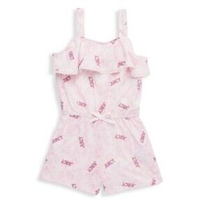 JUICY COUTURE NWT Baby Girl's Tie-Dye Logo Ruffle Playsuit Dainty Romper 18M